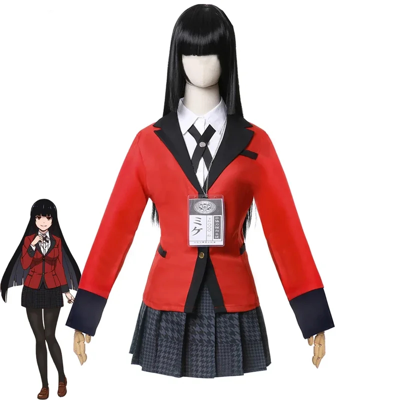 Anime Cosplay Yumeko - Kakegurui Compulsive Gambler Yumeko Jabami Cosplay