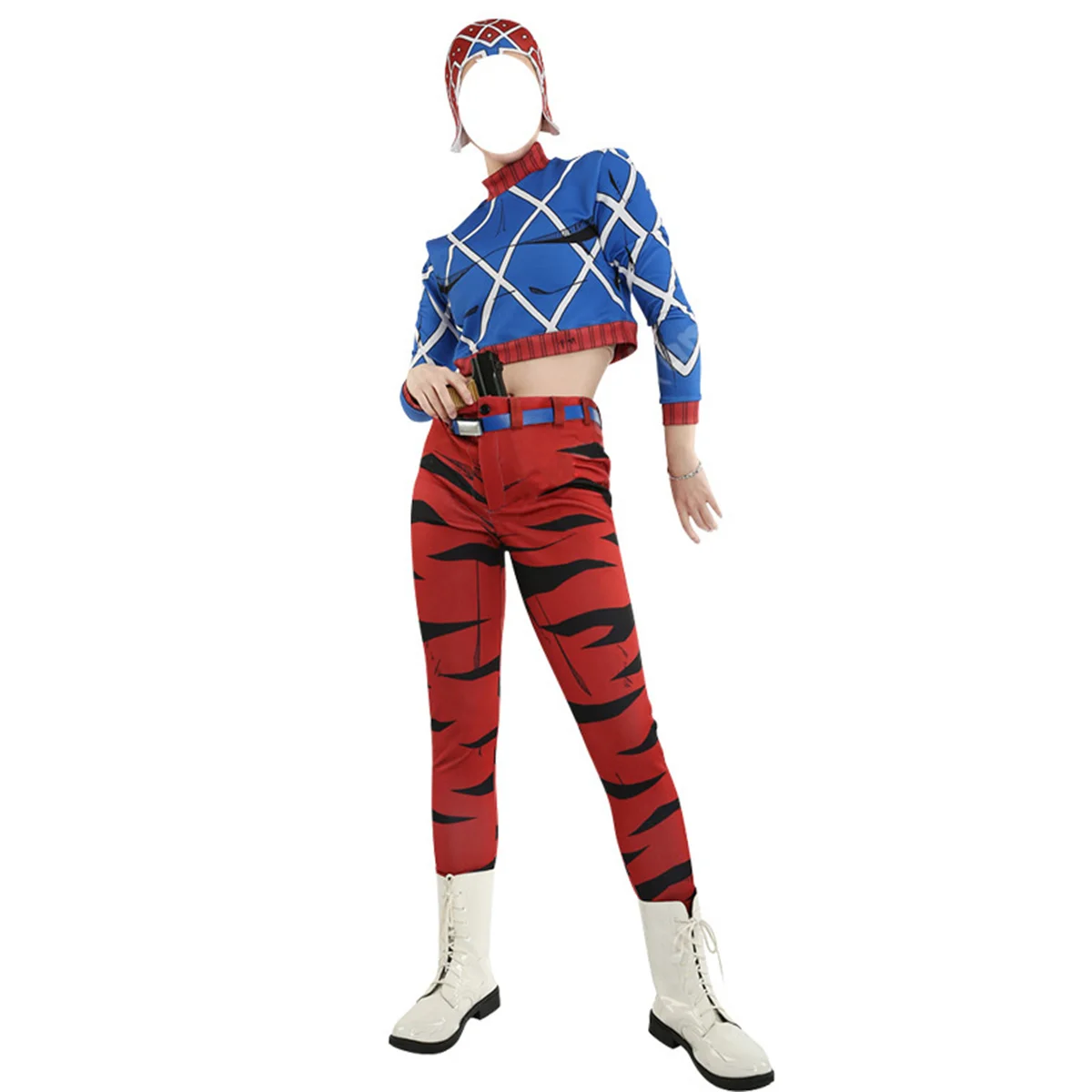 Cosplay Anime Jojo - Anime Mista Cosplay Gold Wind Costume