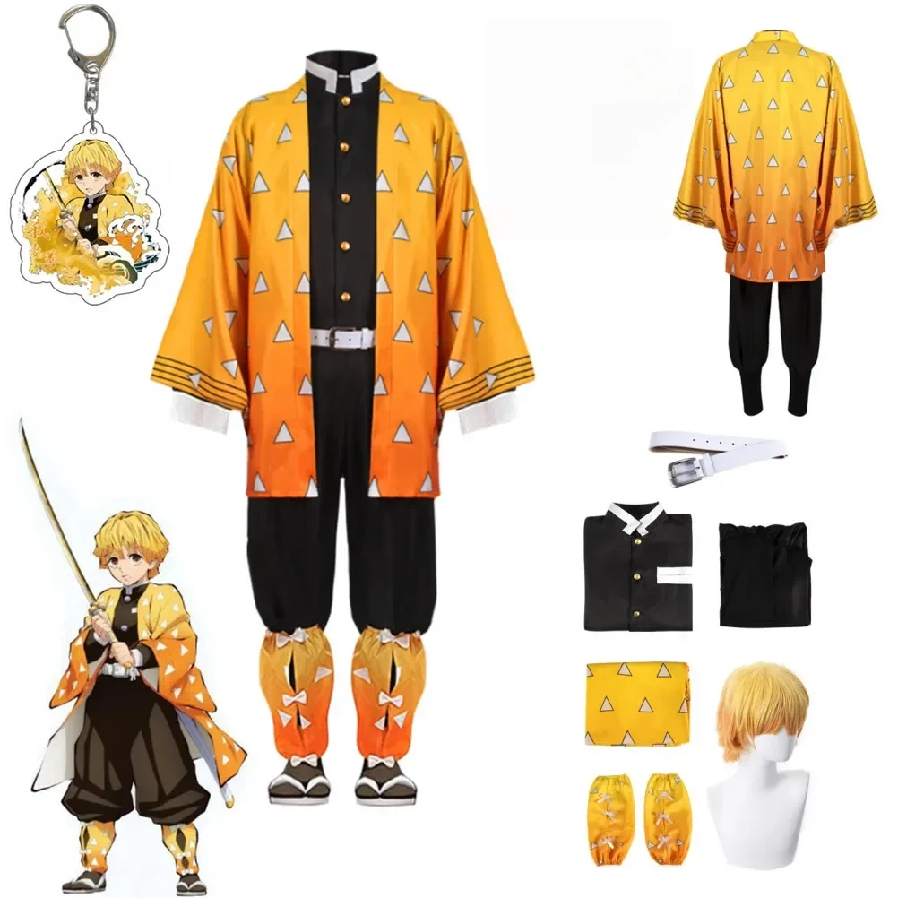 Cosplay Anime Zenitsu - Anime character Agatsuma Zenitsu cosplay wig