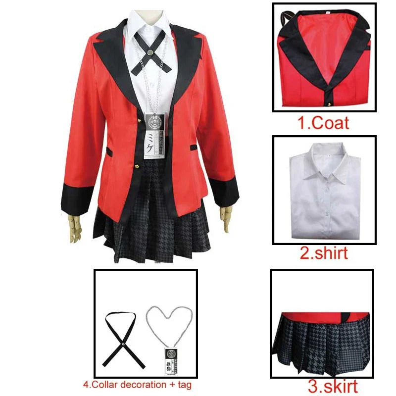 2026 Kakegurui Jabami Yumeko Y - Anime Cosplay Yumeko ulasan dan harga