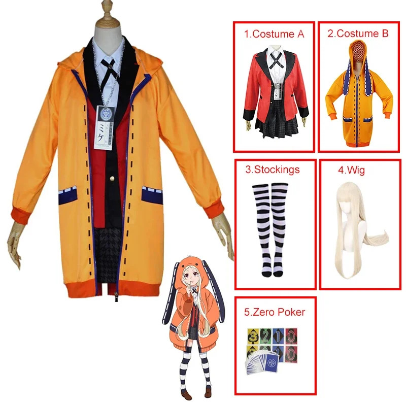 2026 Kakegurui Jabami Yumeko Y - Anime Cosplay Yumeko ulasan dan harga