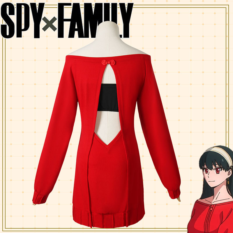 Spy x Family Yor Forger Cospla - Anime Cosplay Yor Forger ulasan dan harga