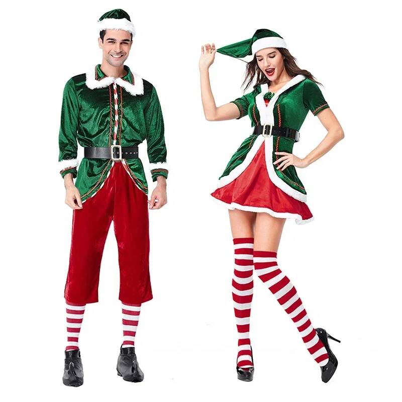 Santa Claus Cosplay Costume Ch - Anime Cosplay Couple ulasan dan harga