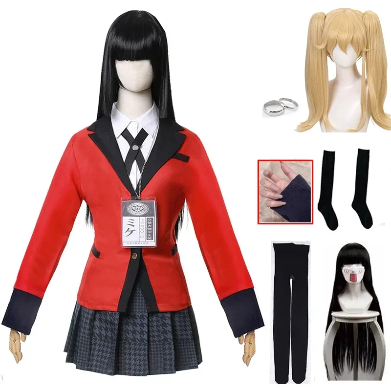 Kakegurui Compulsive Gambler Y - Anime Cosplay Yumeko ulasan dan harga