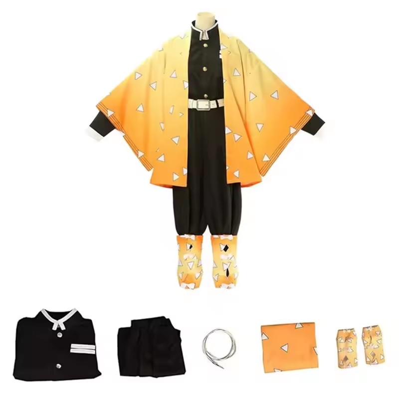 Anime Agatsuma Zenitsu Cosplay - Cosplay Anime Zenitsu ulasan dan harga