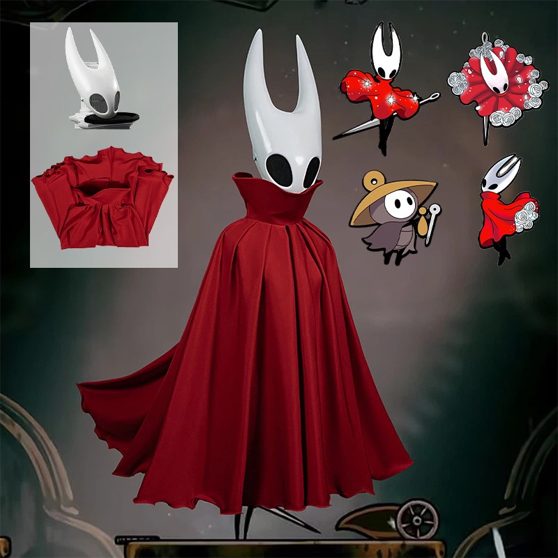 Cosplay Costume Game Hollow Ho - Anime Cosplay With Mask ulasan dan harga