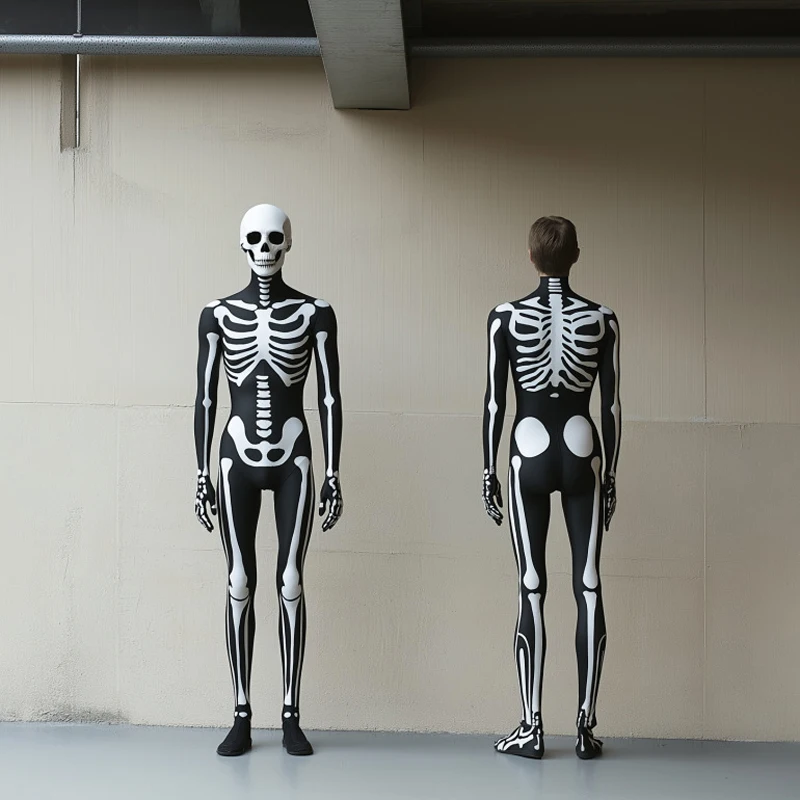 Halloween Men Women Skeleton C - Anime Cosplay With Mask ulasan dan harga