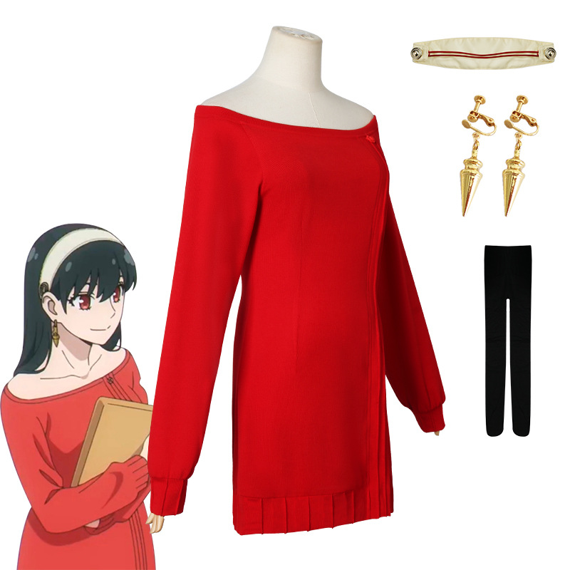 Anime FAMILY Cosplay Yor Forge - Anime Cosplay Yor Forger ulasan dan harga