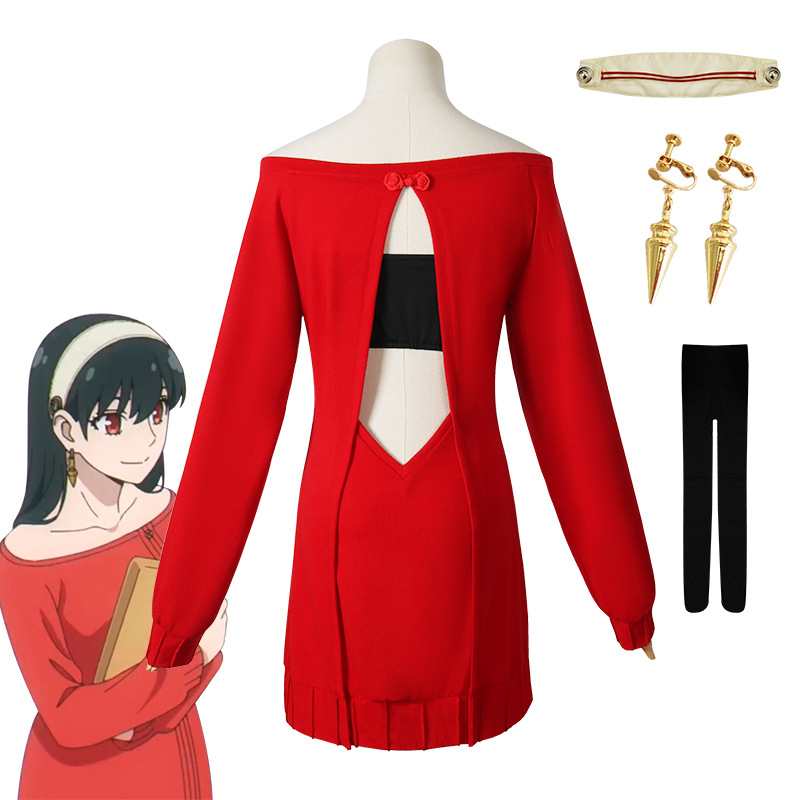 Anime FAMILY Cosplay Yor Forge - Anime Cosplay Yor Forger ulasan dan harga
