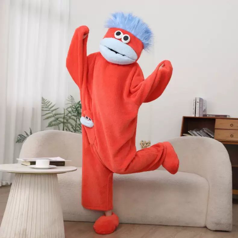 Cute Cartoon Big Mouth Monster - Anime Cosplay Couple ulasan dan harga