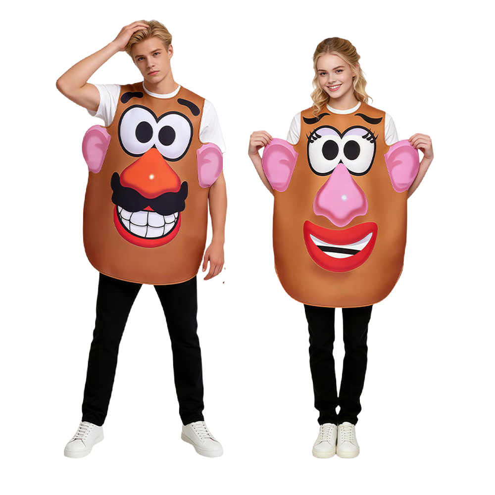 Potato Head Costume Mr. and Mr - Anime Cosplay Couple ulasan dan harga