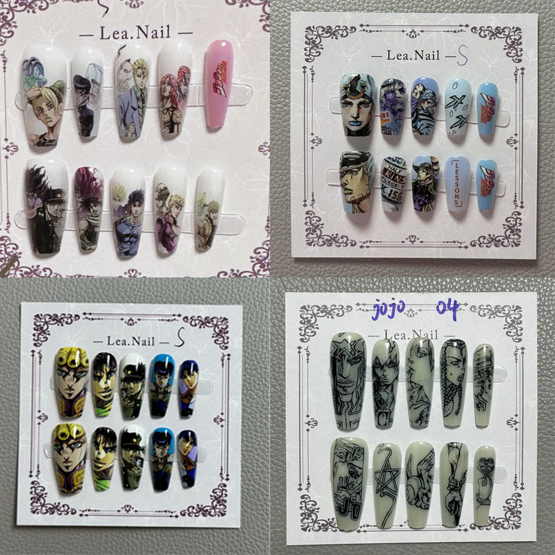 JOJO Nail Art Student Anime Ca - Cosplay Anime Jojo ulasan dan harga