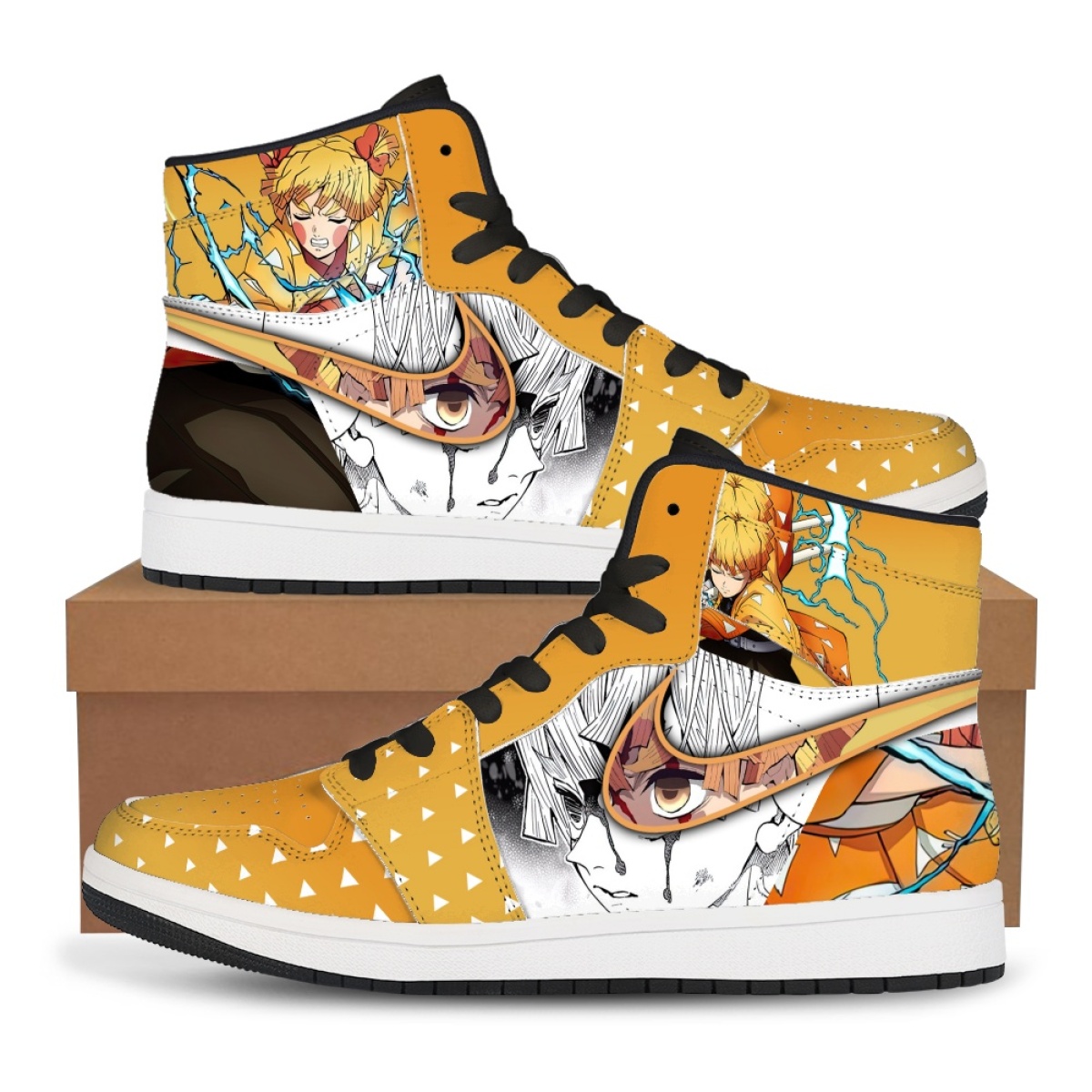 Demon Slayer Agatsuma Zenitsu  - Cosplay Anime Zenitsu ulasan dan harga