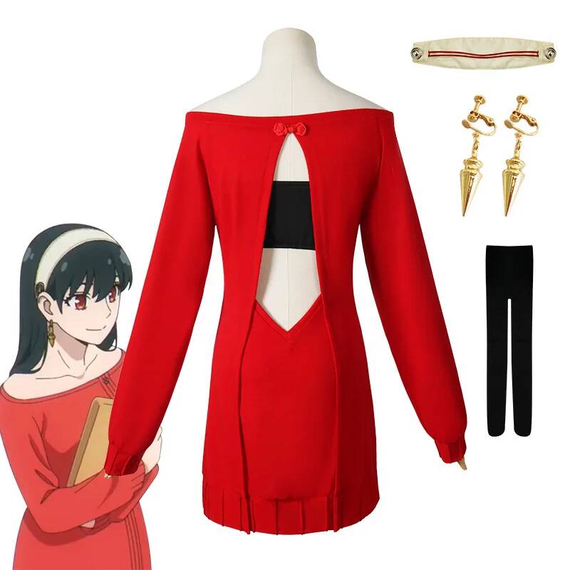 Anime FAMILY Cosplay Yor Forge - Anime Cosplay Yor Forger ulasan dan harga