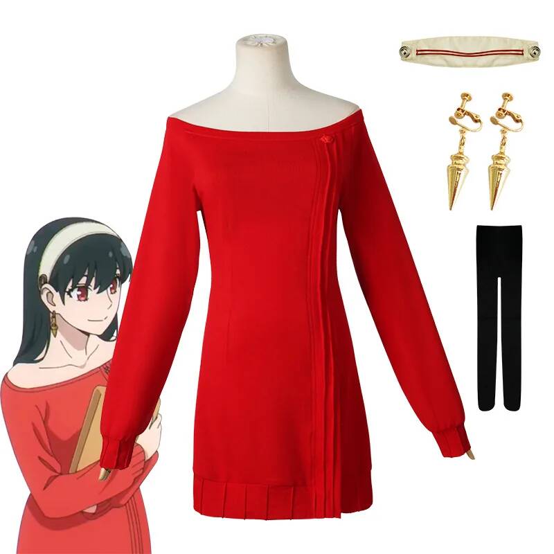 Anime FAMILY Cosplay Yor Forge - Anime Cosplay Yor Forger ulasan dan harga
