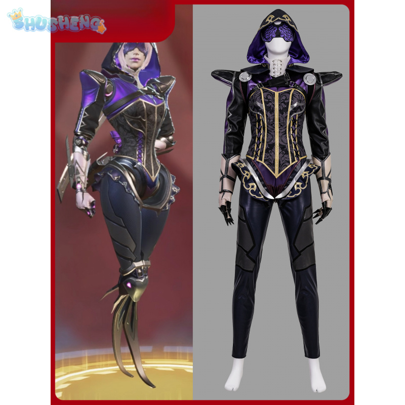 Ash Cosplay Costume Game Apex  - Anime Cosplay With Mask ulasan dan harga