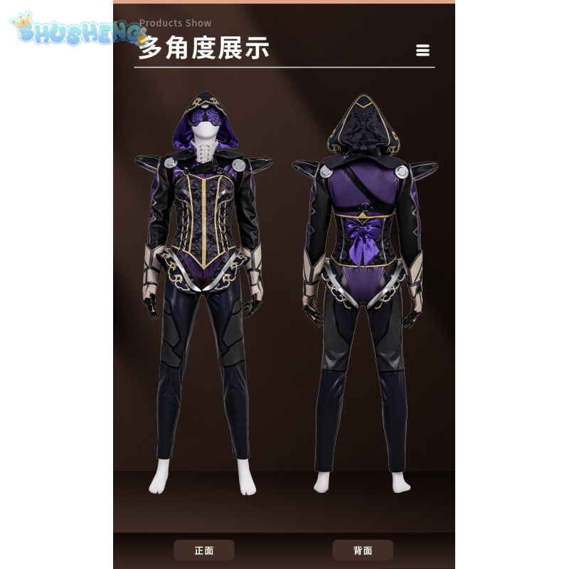 Ash Cosplay Costume Game Apex  - Anime Cosplay With Mask ulasan dan harga