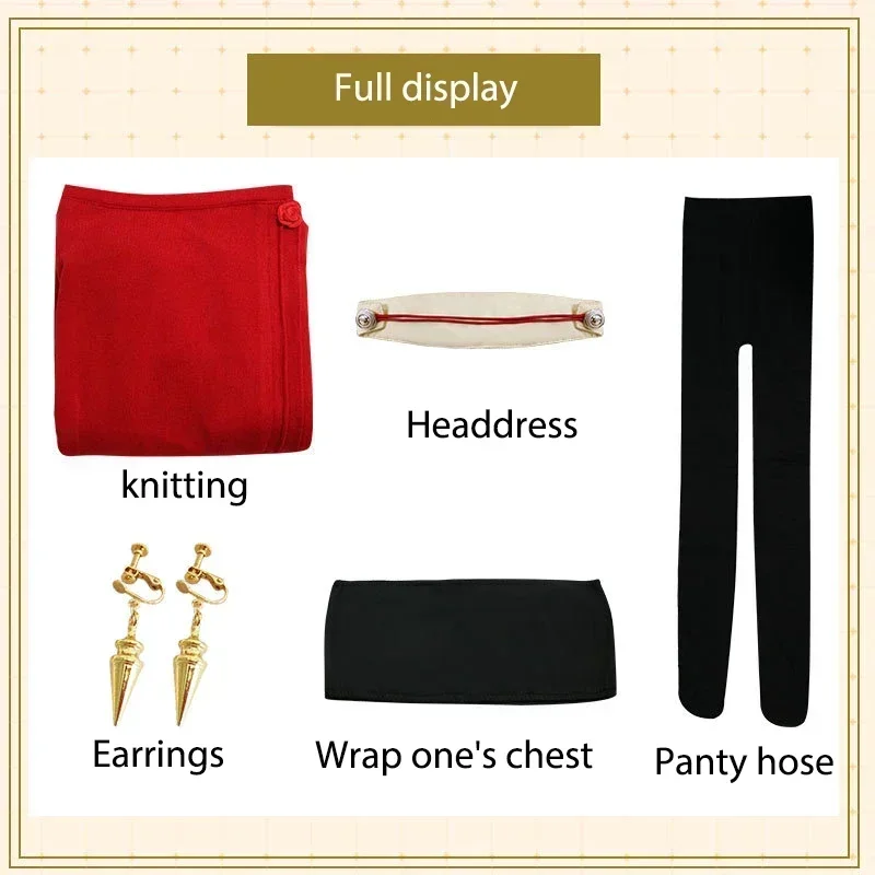 Yor Forger Cosplay Long Red Kn - Anime Cosplay Yor Forger ulasan dan harga