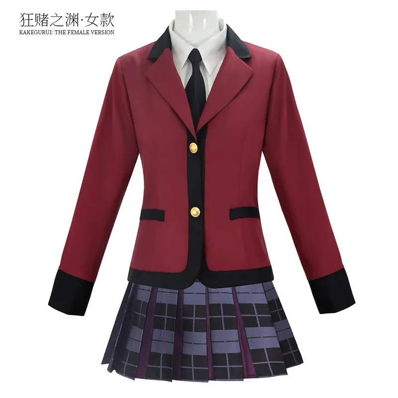 Kakegurui Yumeko Jabami Cospla - Anime Cosplay Yumeko ulasan dan harga