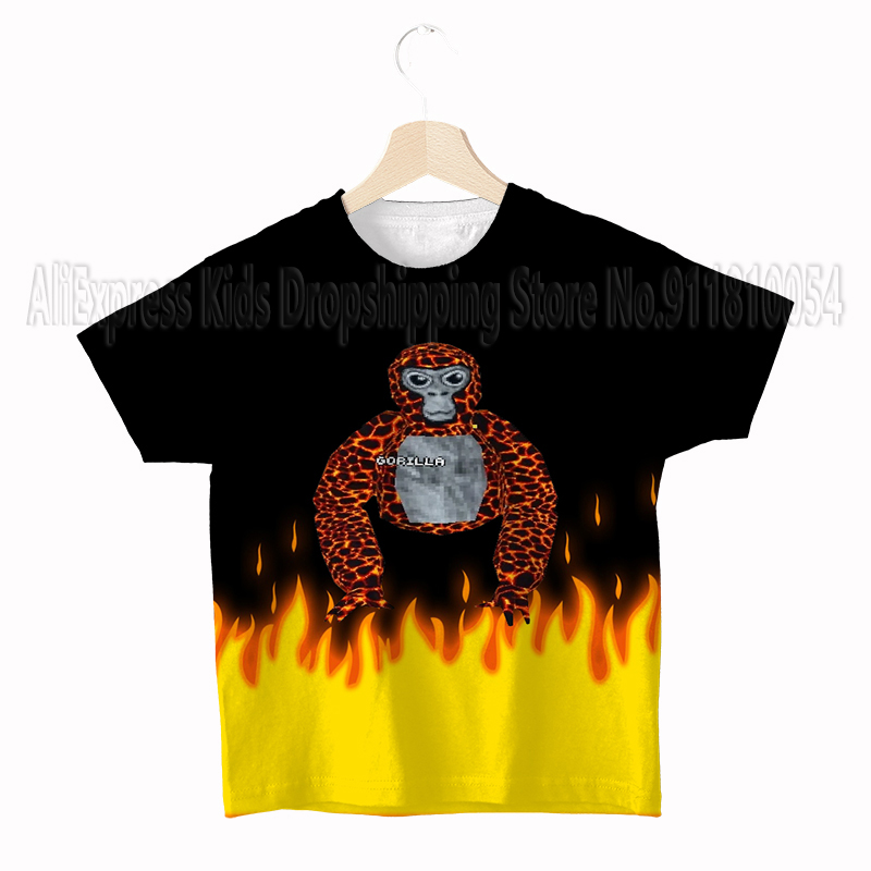 Gorilla Tag Kids T-shirts for  - Anime Cosplay Toddler ulasan dan harga