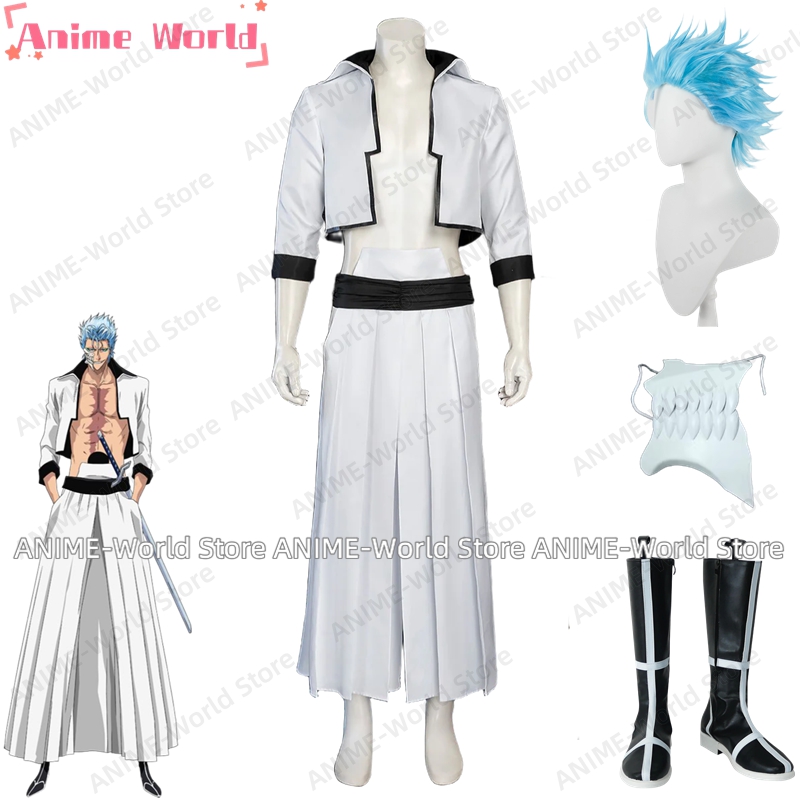 《Custom Size》Anime Grimmjow Ja - Anime Cosplay With Mask ulasan dan harga