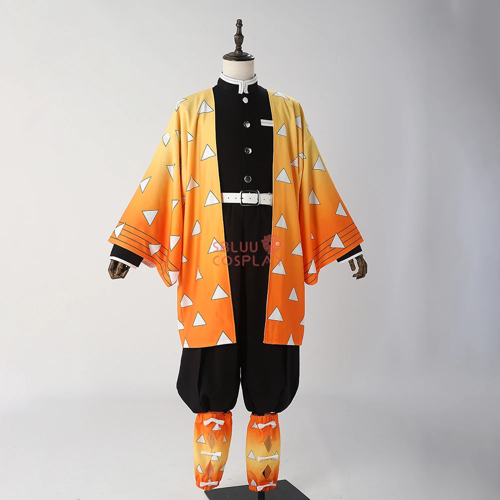 SBluuCosplay Agatsuma Zenitsu  - Cosplay Anime Zenitsu ulasan dan harga