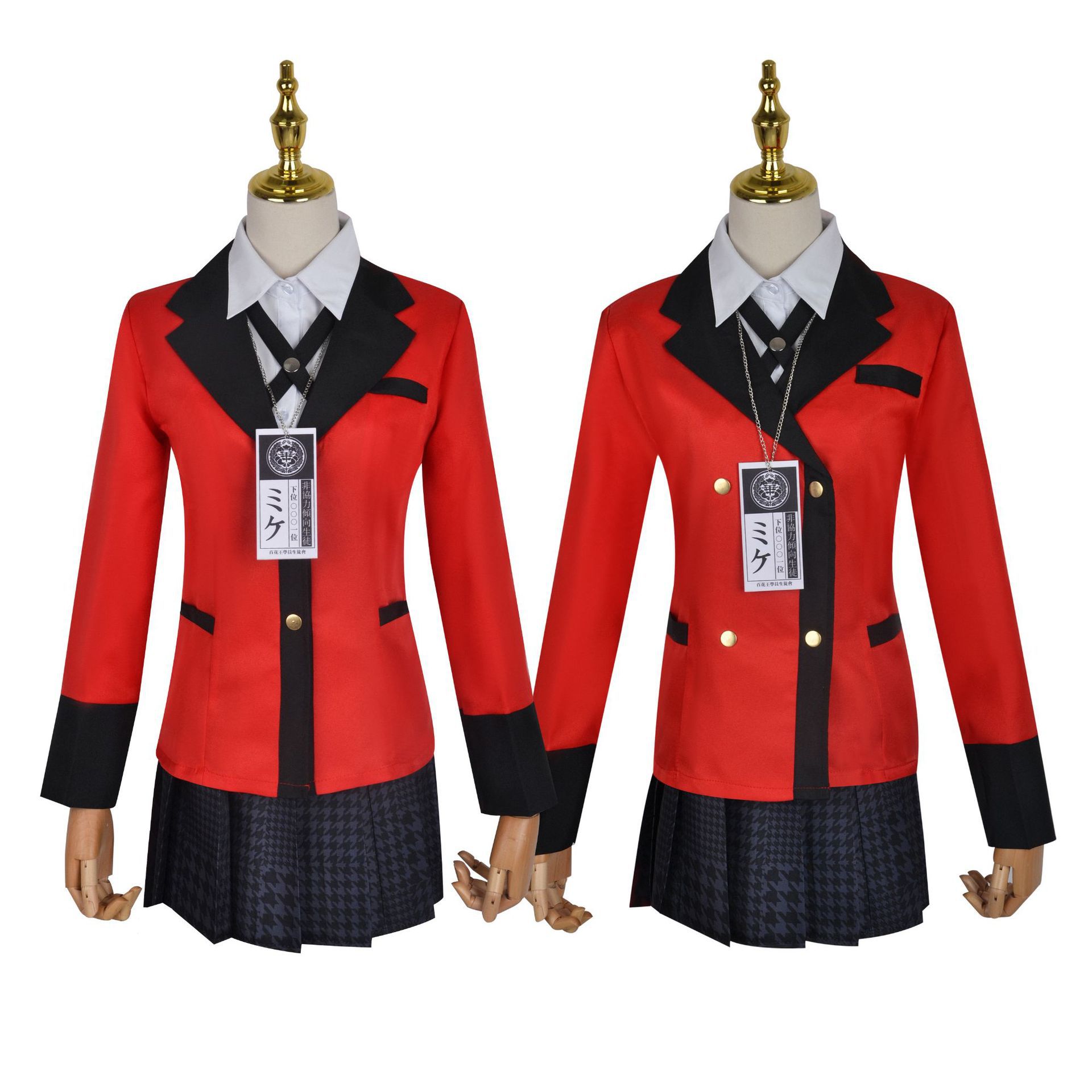 Kakegurui Anime Cosplay Costum - Anime Cosplay Yumeko ulasan dan harga