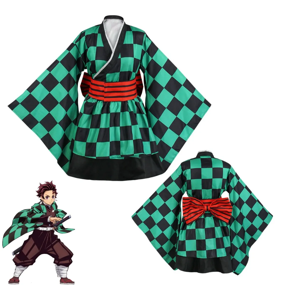 XQAnime Kamado Tanjirou Kochou - Cosplay Anime Zenitsu ulasan dan harga