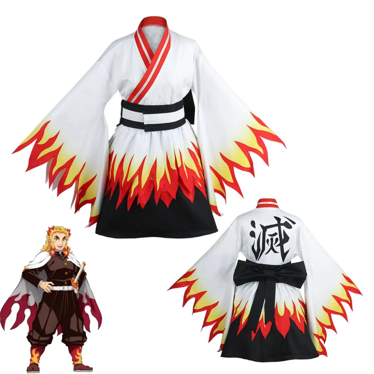 XQAnime Kamado Tanjirou Kochou - Cosplay Anime Zenitsu ulasan dan harga