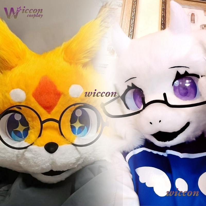 OHaYo 25cm Glasses Fursuit Acc - Anime Cosplay With Mask ulasan dan harga